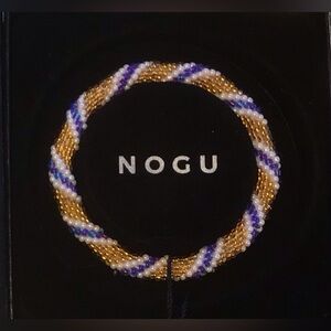 💛💜🤍 NOGU Himalayan Gold, Purple, White Bracelet 🤍💜💛